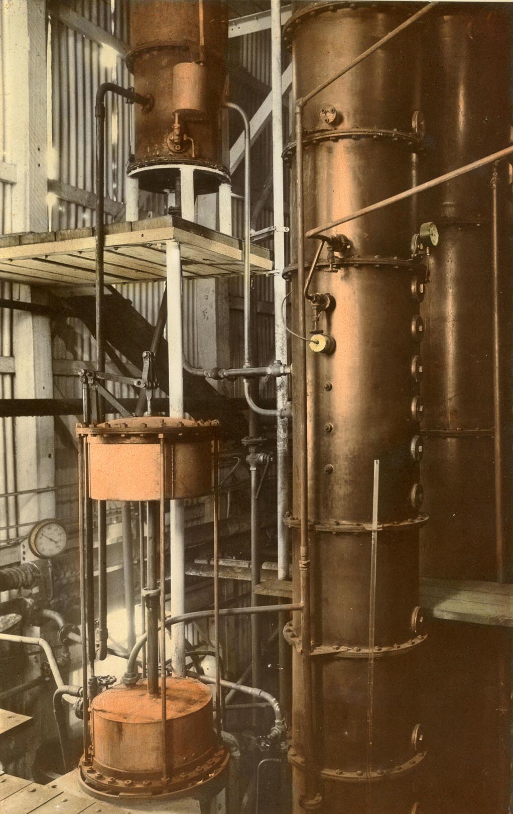 Pot Stills at Hamiltons Ewell 1960s
